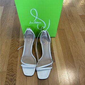 Sam Edelman White Strappy Heels